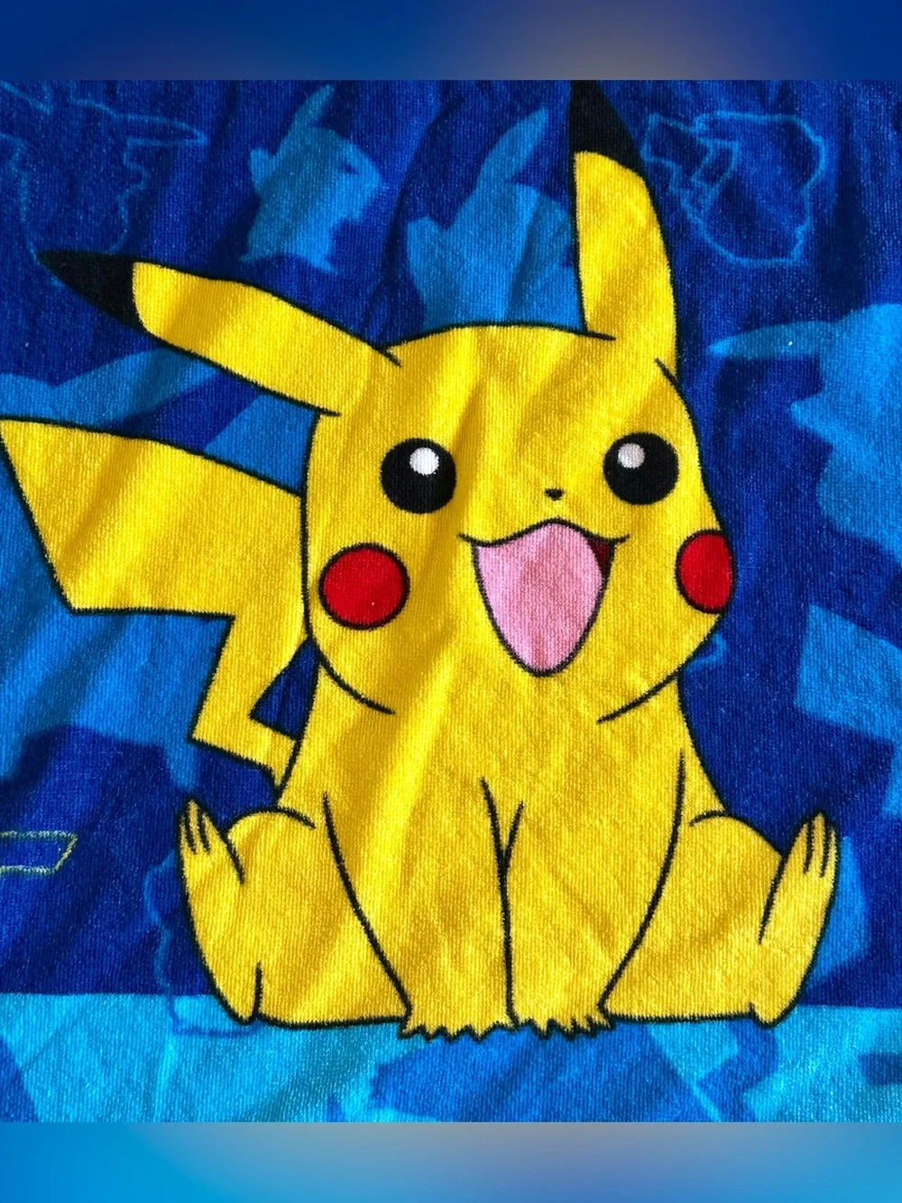 Pokémon Pikachu 2017 Beach Towel. Preowned in good condition! Clean! No holes